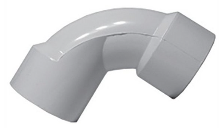 Westlake Pipe & Fittings 1.5" Slip x Slip SCH40 PVC 90 Degree Sweep Elbow — 406015SW