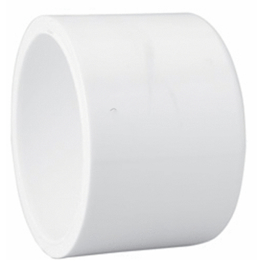 Westlake Pipe & Fittings 2.5" White Slip SCH40 PVC Cap — 447025