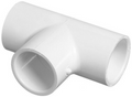 Westlake Pipe & Fittings 3" White Slip x Slip x Slip SCH40 Tee — 401030