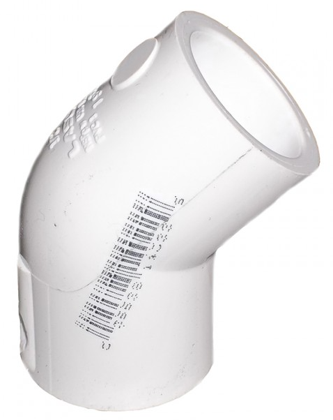 Westlake Pipe & Fittings 4" Slip x Slip 45° Elbow — 417040