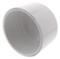 Westlake Pipe & Fittings 3" White Slip SCH40 PVC Cap — 447030