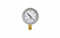 Super-Pro 89030BU Bottom-Mount Liquid-Filled Vacuum Gauge, 2.5 Inch