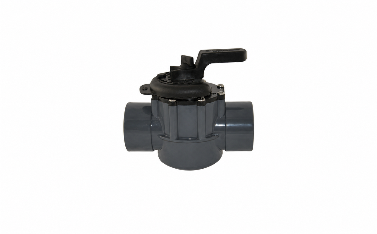 Jandy 2716 Gray Positive Seal 2-Port Valve – 2" x 2.5" PVC