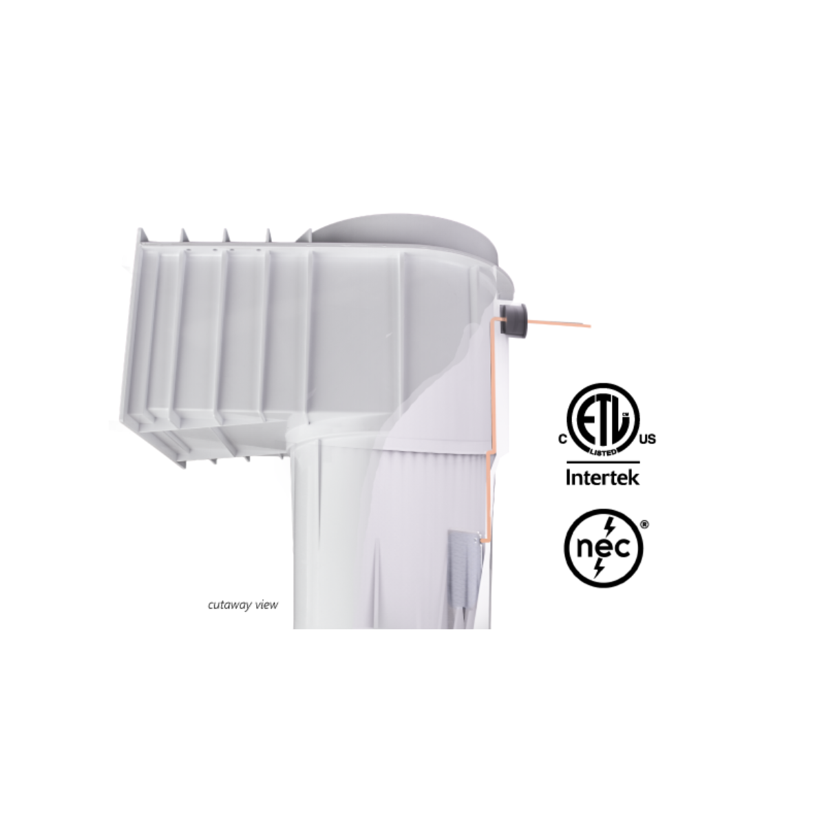 CMP 25140-510-000N Pool Defender Dual Port Water Bond Skimmer 2" x 2.5" White