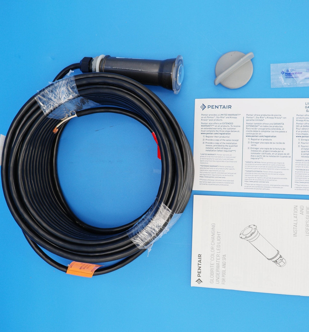 Pentair GloBrite Color Changing LED 12V Pool Light, 100 ft. Cord, 602055 — product detail 2