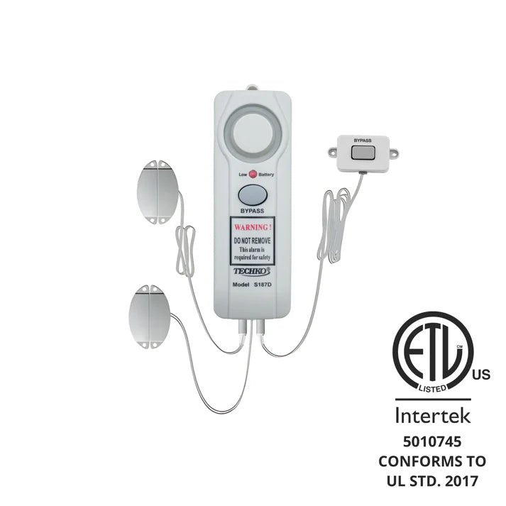Techko Maid Safe Pool Alarm with Magnetic Sensor and Bypass, S187D — product view