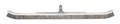 A&B Brush 36-Inch Curved Stainless Steel/Nylon Wall Brush — 3032