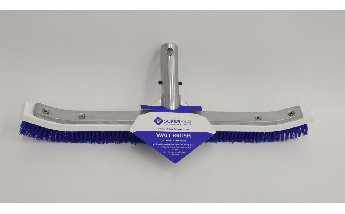 Super-Pro Pro Brush Metal Back 18" Nylon Bristle — SP2000