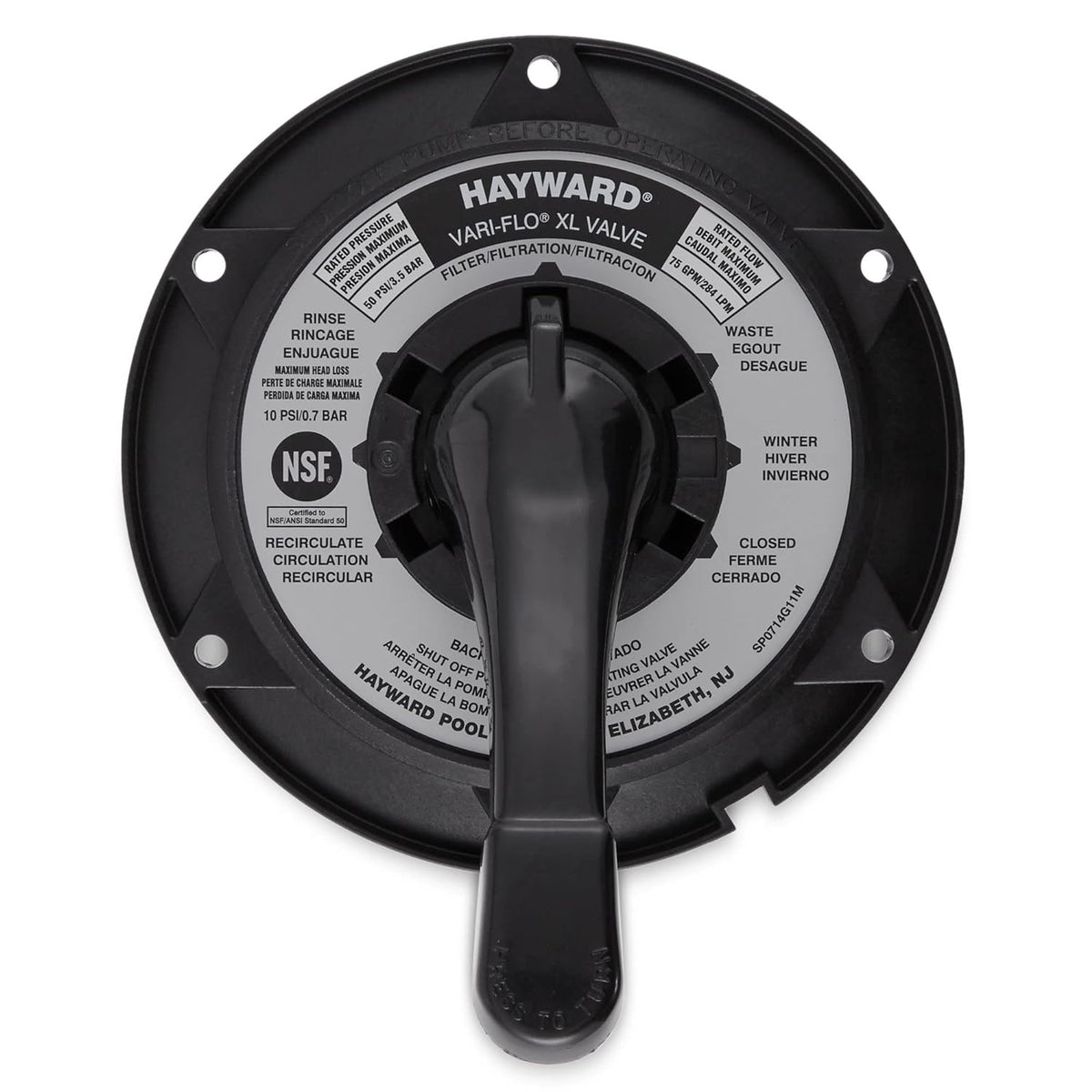 Hayward Vari-Flo XL Filter Valve Key Cover Handle Assembly, SPX0714BA - detail 2