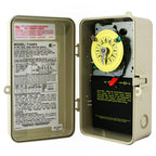Intermatic T104P3 timer with plastic enclosure — view 1