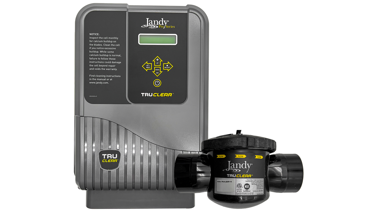 Jandy TruClear Retrofit Salt Chlorinator Kit with Unions, 35,000 Gallons — TRUCLEAR11KU