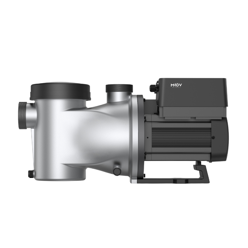 Moov Ai inverter pool pump - side view