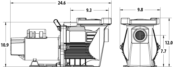 Waterway PD-110 official dimensions