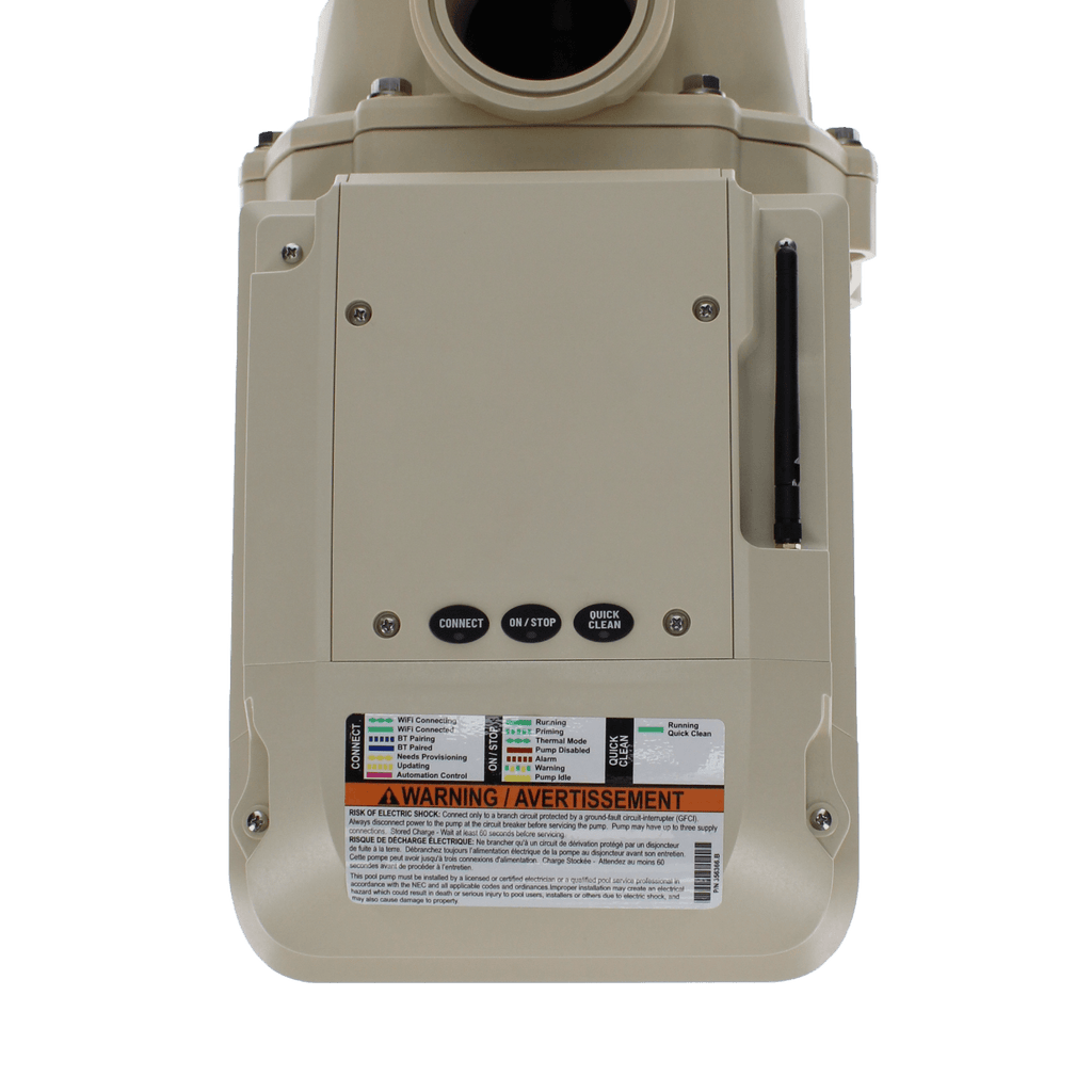 Pentair 011076 IntelliFlo3 VSF 3.0 HP pool pump - Top controls view