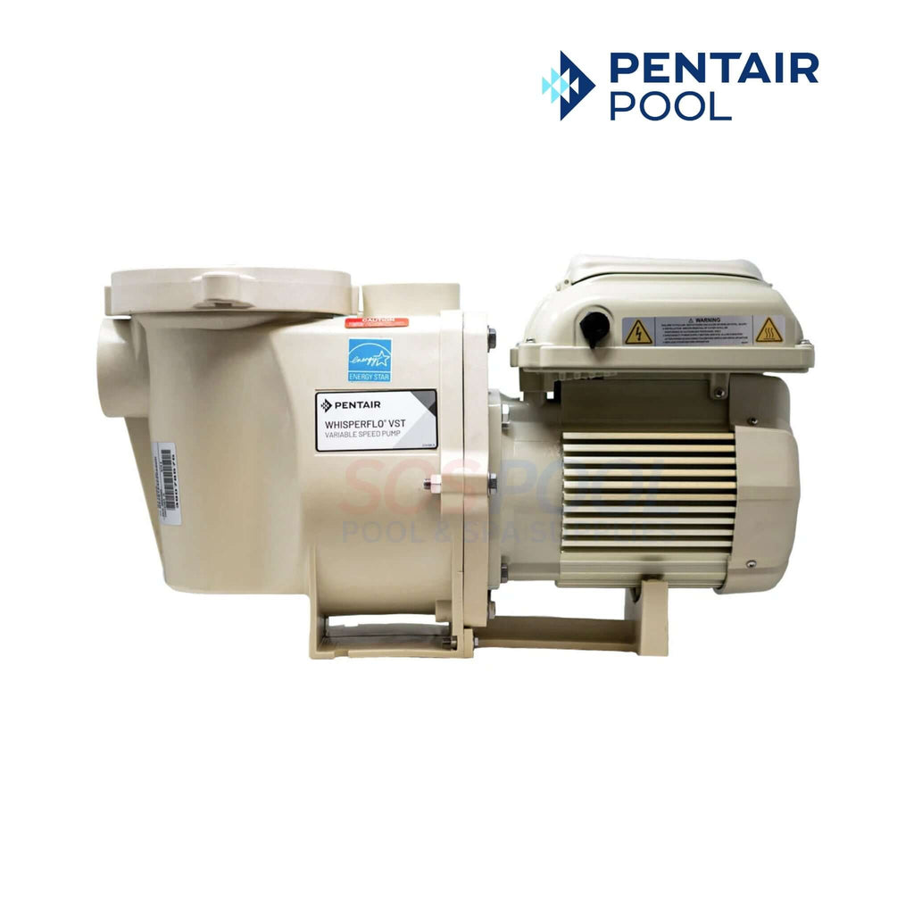 Pentair 011533 WhisperFlo VST 2.6 THP pool pump - Side view