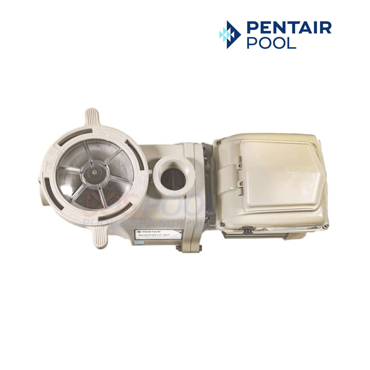 Pentair 011533 WhisperFlo VST 2.6 THP pool pump - Top view