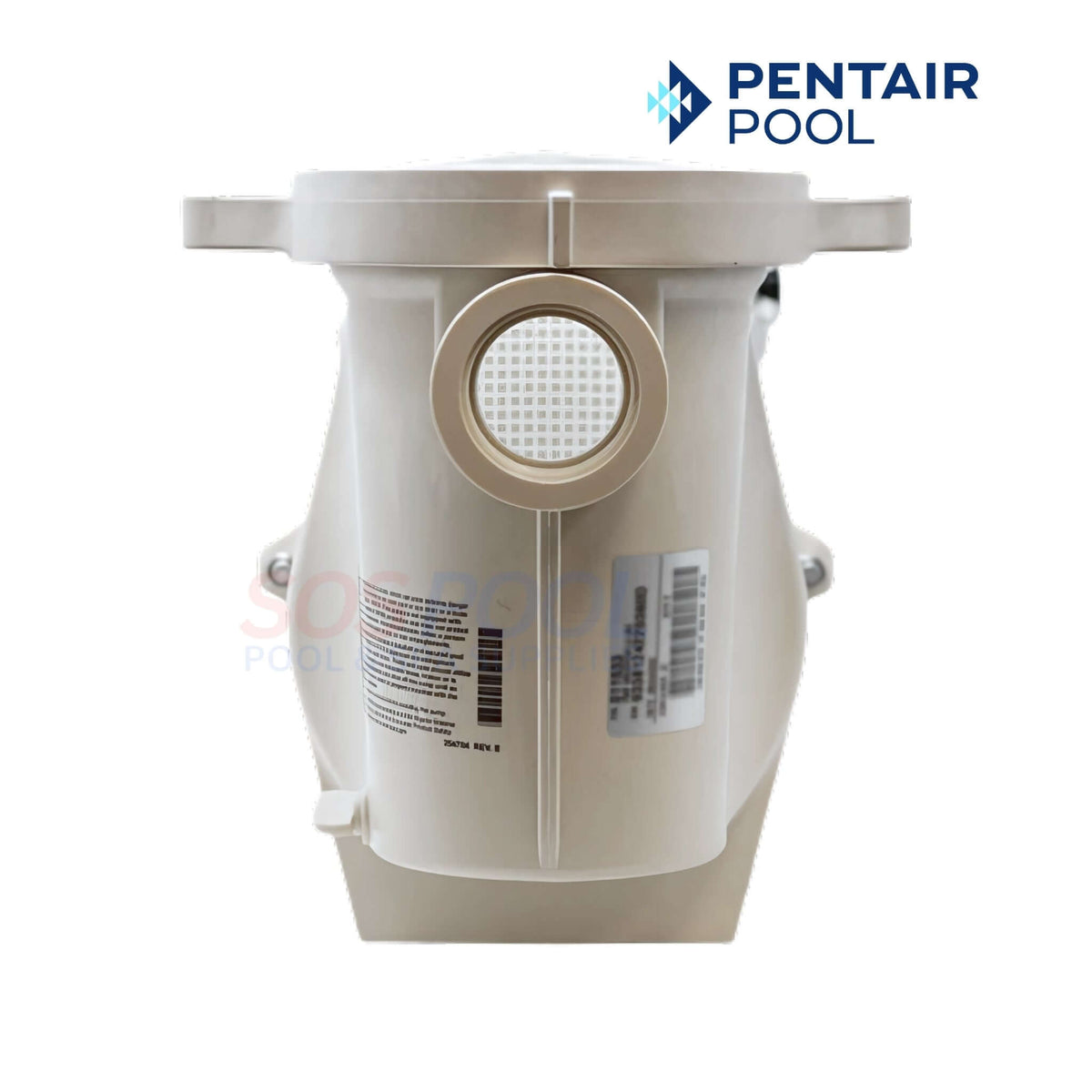 Pentair 011533 WhisperFlo VST 2.6 THP pool pump - Front inlet view
