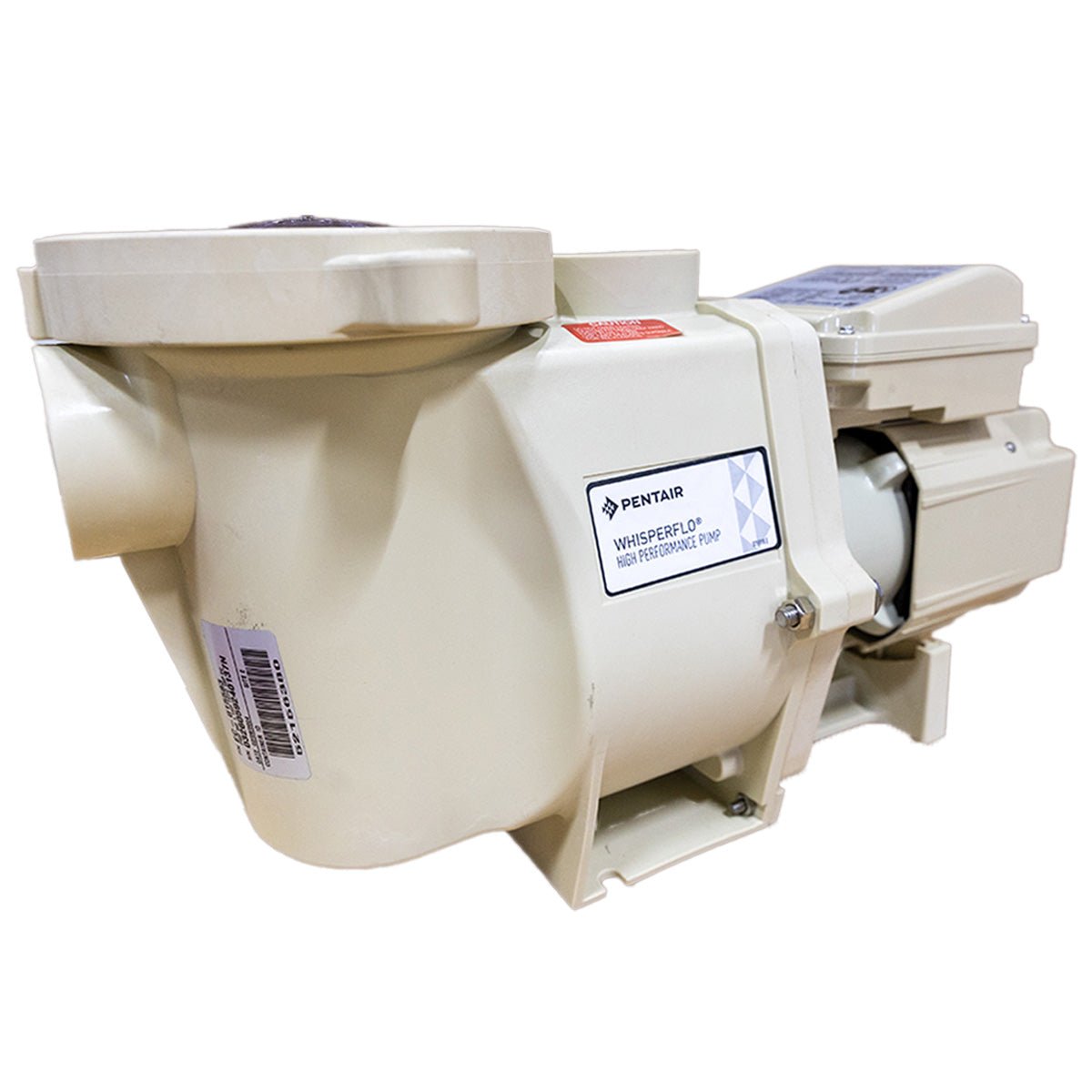 Pentair 015583 WhisperFlo 1.1 THP TEFC pool pump - Front angle