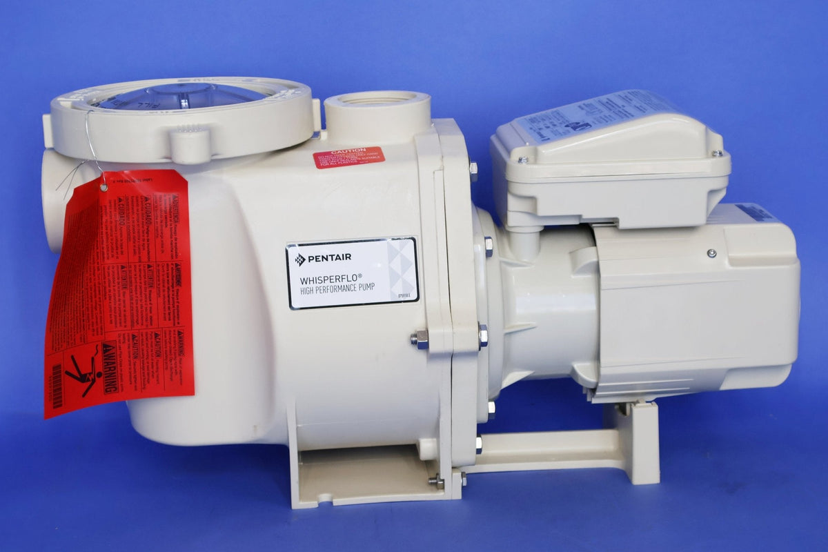 Pentair 015583 WhisperFlo 1.1 THP TEFC pool pump - Side view