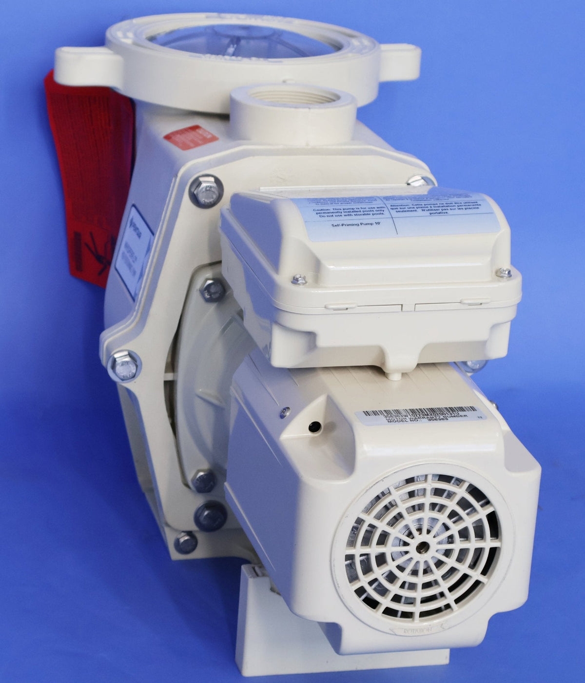 Pentair 015583 WhisperFlo 1.1 THP TEFC pool pump - Rear TEFC motor view