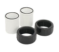Pentair 351157 union kit with two black nuts, white adapters and O-rings