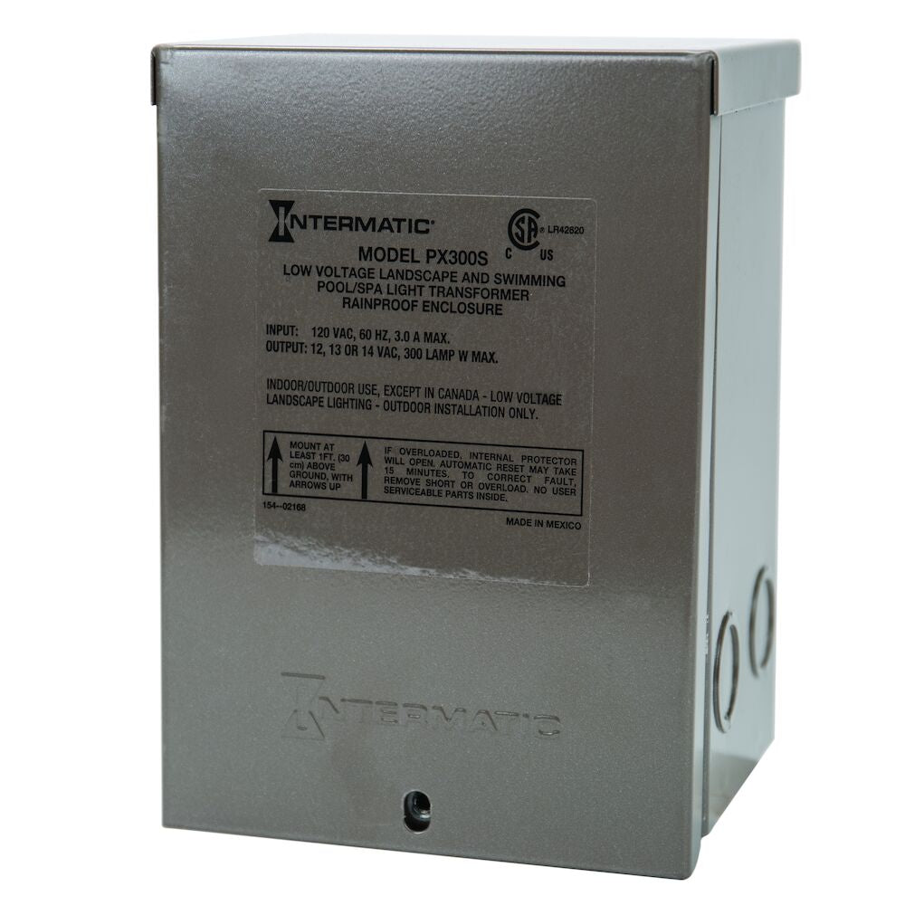 Intermatic 300W 120V to 12 13 or 14V Transformer — PX300S