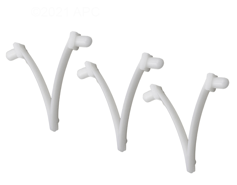 Pentair Delrin 170 Spring Clip Set of 3 for ProVac Flexible Vacuums, R201556