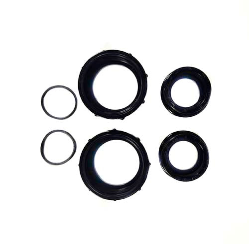 Raypak 018155F water union kit with two unions and O-rings