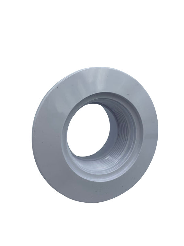 Super-Pro 1.5" FPT x 2" Socket White Gunite Wall Return Fitting — 25524-200-000