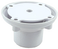 Super-Pro 2" MPT White Floor Inlet Fitting with 1.5" Socket — 25527-000-000