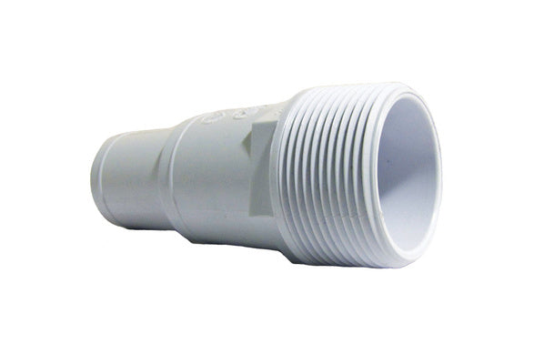 Super-Pro 1.5" MPT x 1-1/2"/1-1/4" White Hose Adapter Combo — 21093-000-000