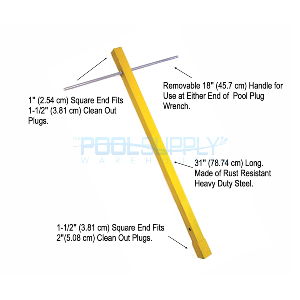 American Granby Pool Plug Removal Tool w/ Handle - SPPW405 - alternate view