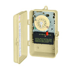 Intermatic T101P3 24-Hour 120V Mechanical Time Switch, SPST, Type 3R Plastic Enclosure