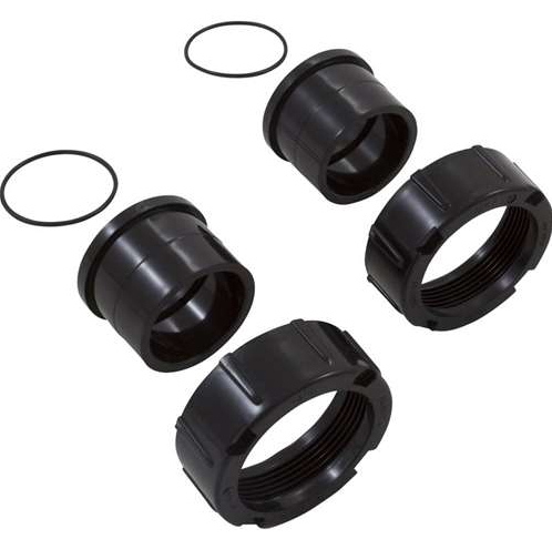 Jandy 2" x 2 1/2" Tail Piece with O-Ring and Coupling Nut Set of 2 — R0449000