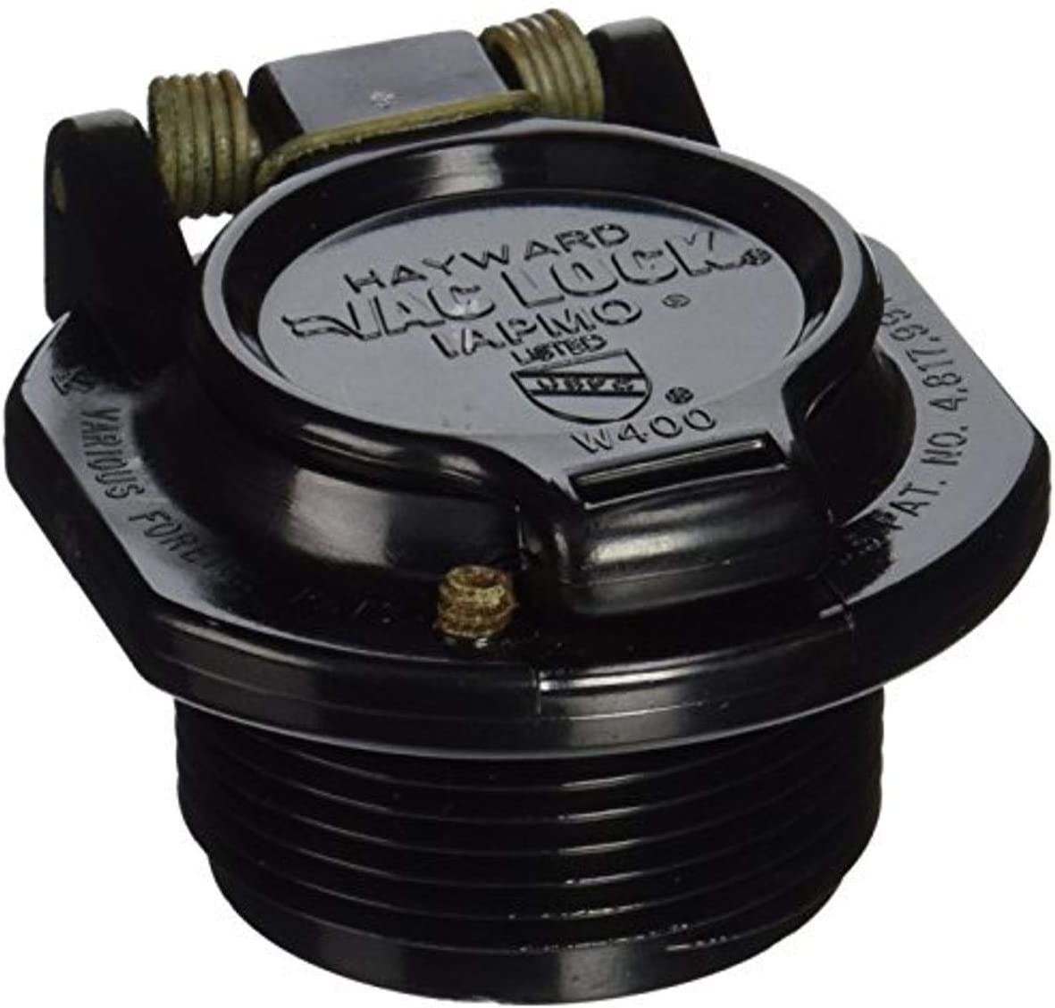 Hayward Vacuum Lock Safety Wall Fitting, Black, W400BBKP