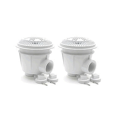 Hayward Deluxe Dual Suction Outlet 2" x 2", WG1154AVPAK2